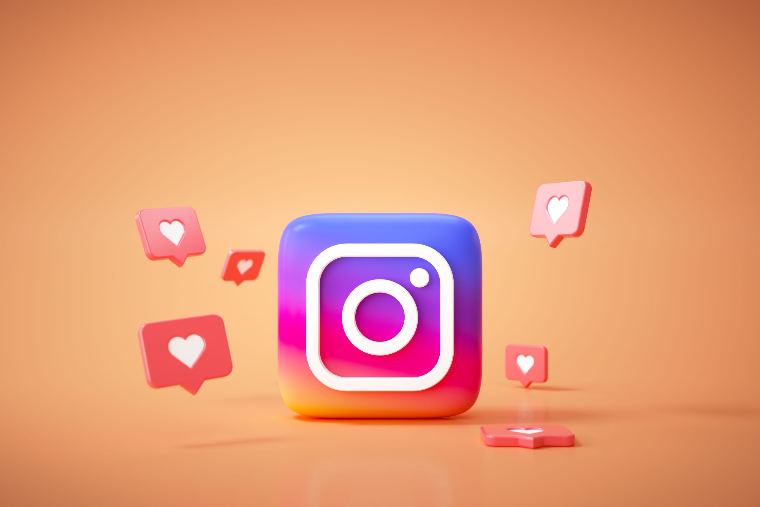 3d instagram application logo background instagram social media platform scaled Social Media Marketing Landing Page
