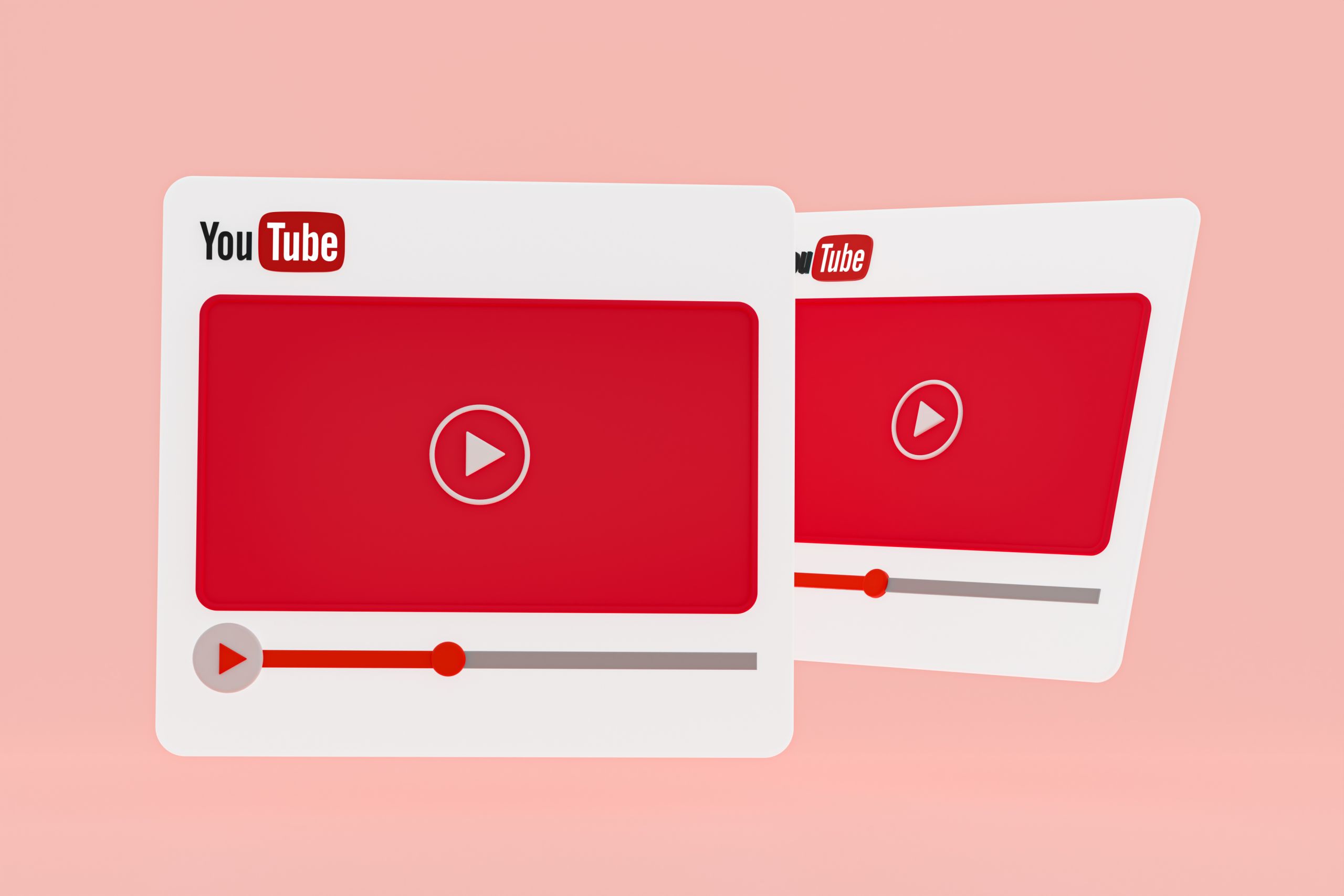 youtube video player 3d design video media player interface scaled Social Media Marketing Landing Page