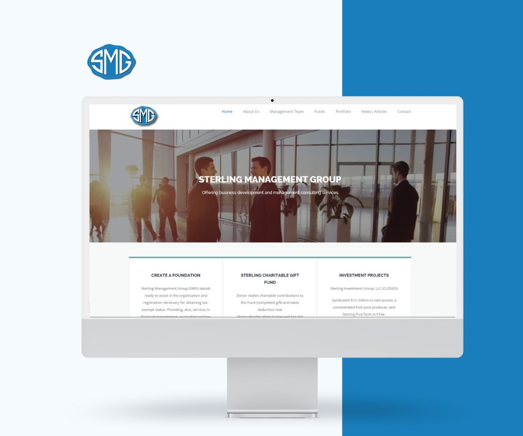 portfolio 9 SMG Website Redesign Immigrant Businesswoman Circle