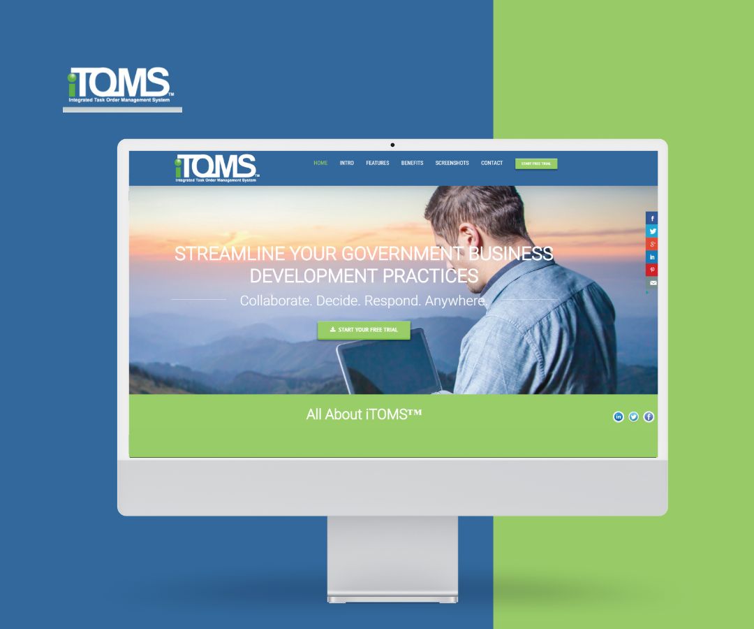 portfolio 30 iTOMS Website itoms