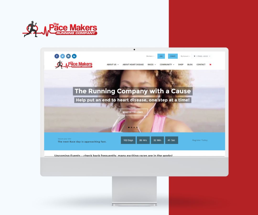 The Pace Makers Running Company Website
