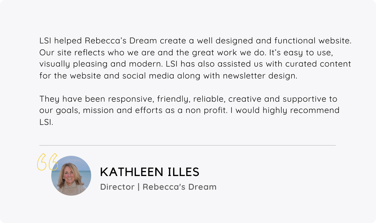 Kathleen Web Design Landing Page