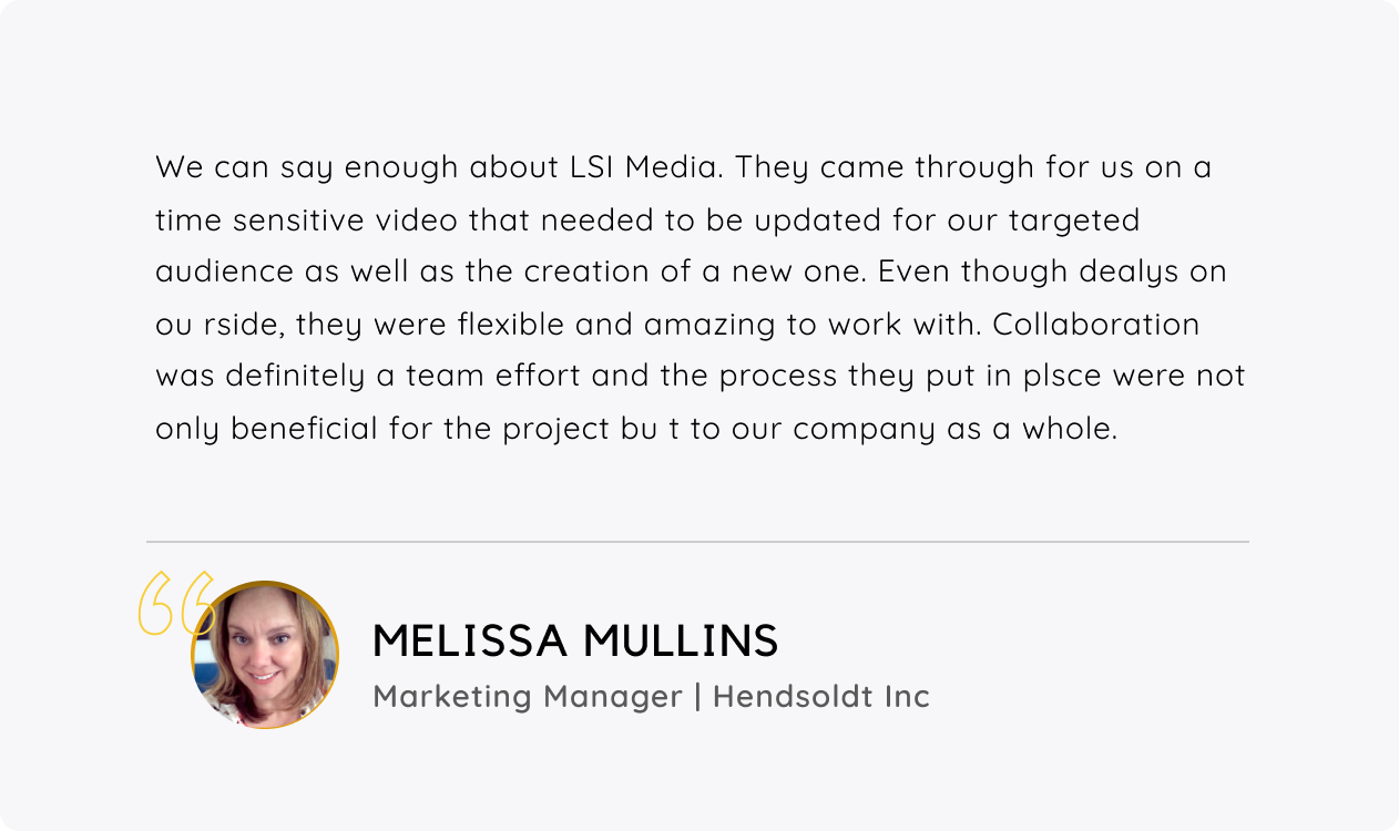Melissa Social Media Marketing Landing Page
