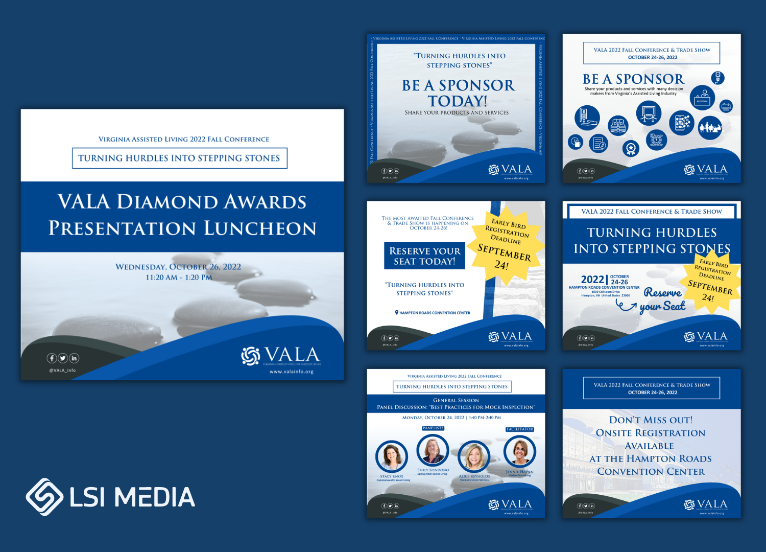 Social Media post 1 VALA (Virginia Assisted Living Association): Social Media Management & Graphic Design VALA