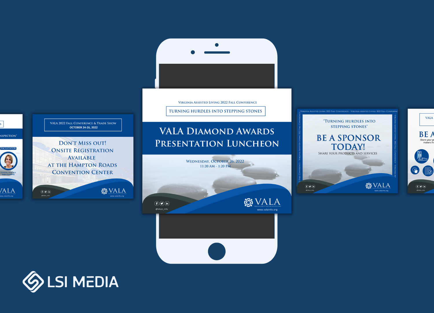 Social Media post VALA (Virginia Assisted Living Association): Social Media Management & Graphic Design VALA