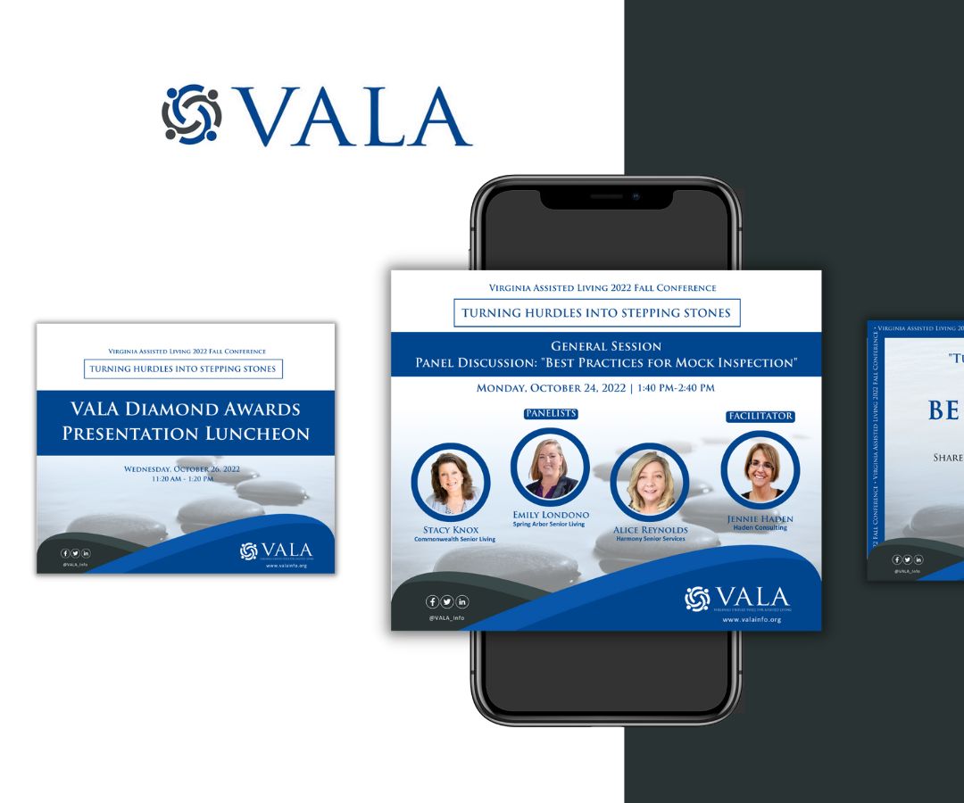 VALA LSI Website Portfolio Featured Image 1 VALA (Virginia Assisted Living Association): Social Media Management & Graphic Design all work