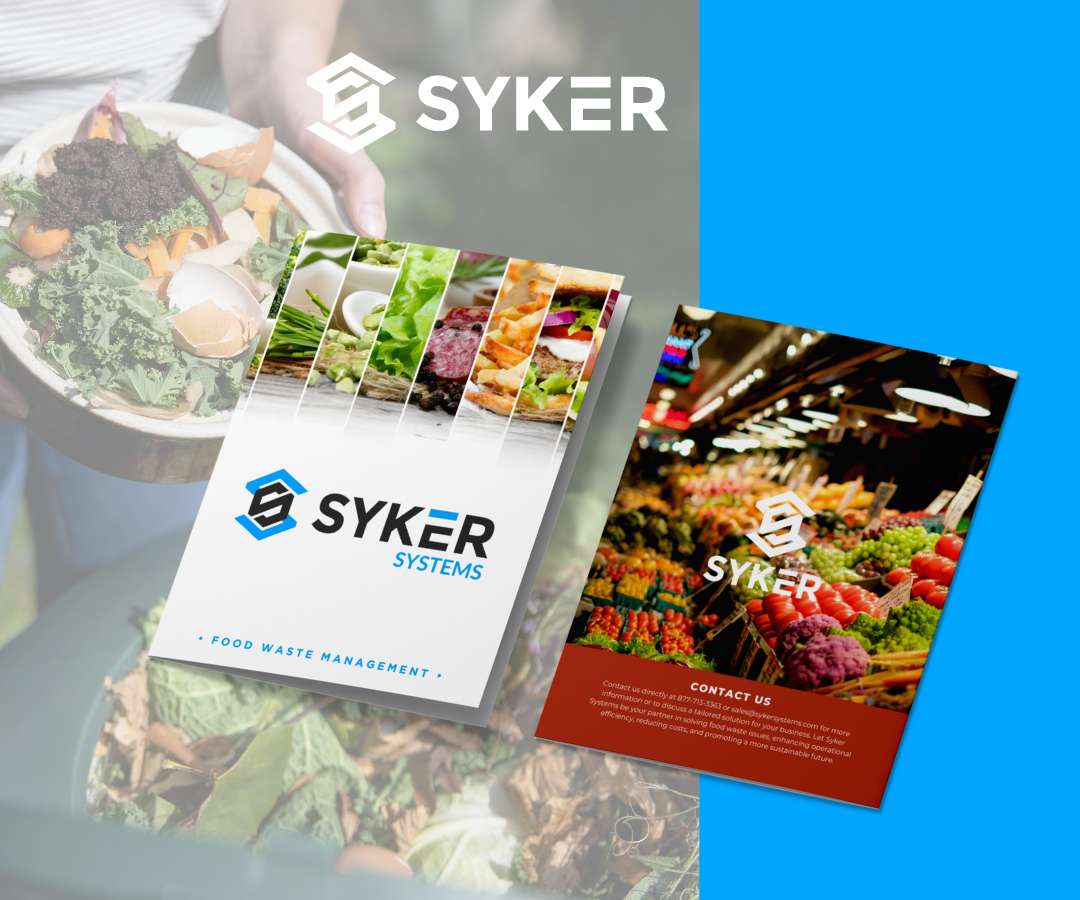 Syker brochure 1 Syker Systems: New Website, Social Media Marketing, Graphic Design Immigrant Businesswoman Circle