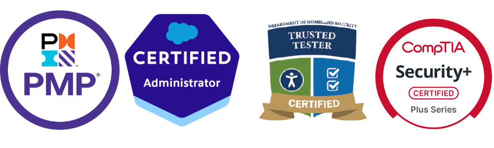 LSI Media Idris Grant Certifications (1) LSI Media Idris Grant Certifications: PMP, DHS Trusted Tester, CompTIA, Salesforce Certified Administrator